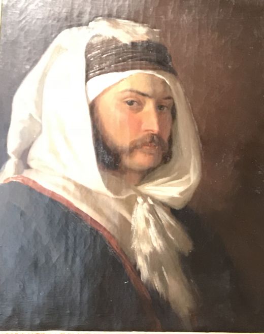 Pietro Primoli in oriental dress